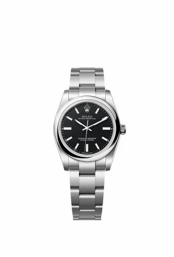 Rolex Oyster Perpetual 34 Stainless Steel / Black 124200-0010 (M124200-0010)